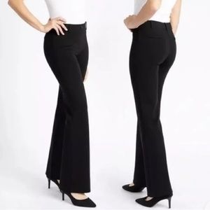 Black Betabrand Flare Work Dress Pants Short ZZ1